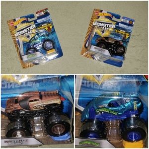 (2) Hot Wheels Monster Trucks